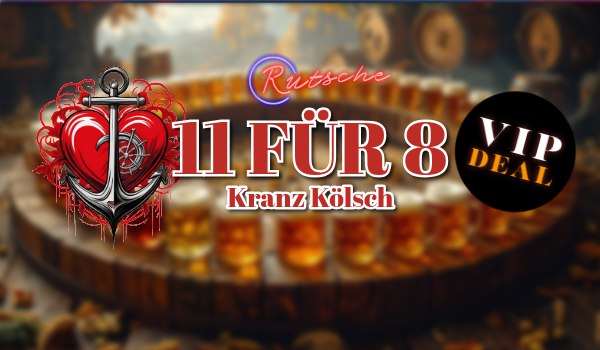 Kranz Kölsch - 11 bestellen 8 bezahlen